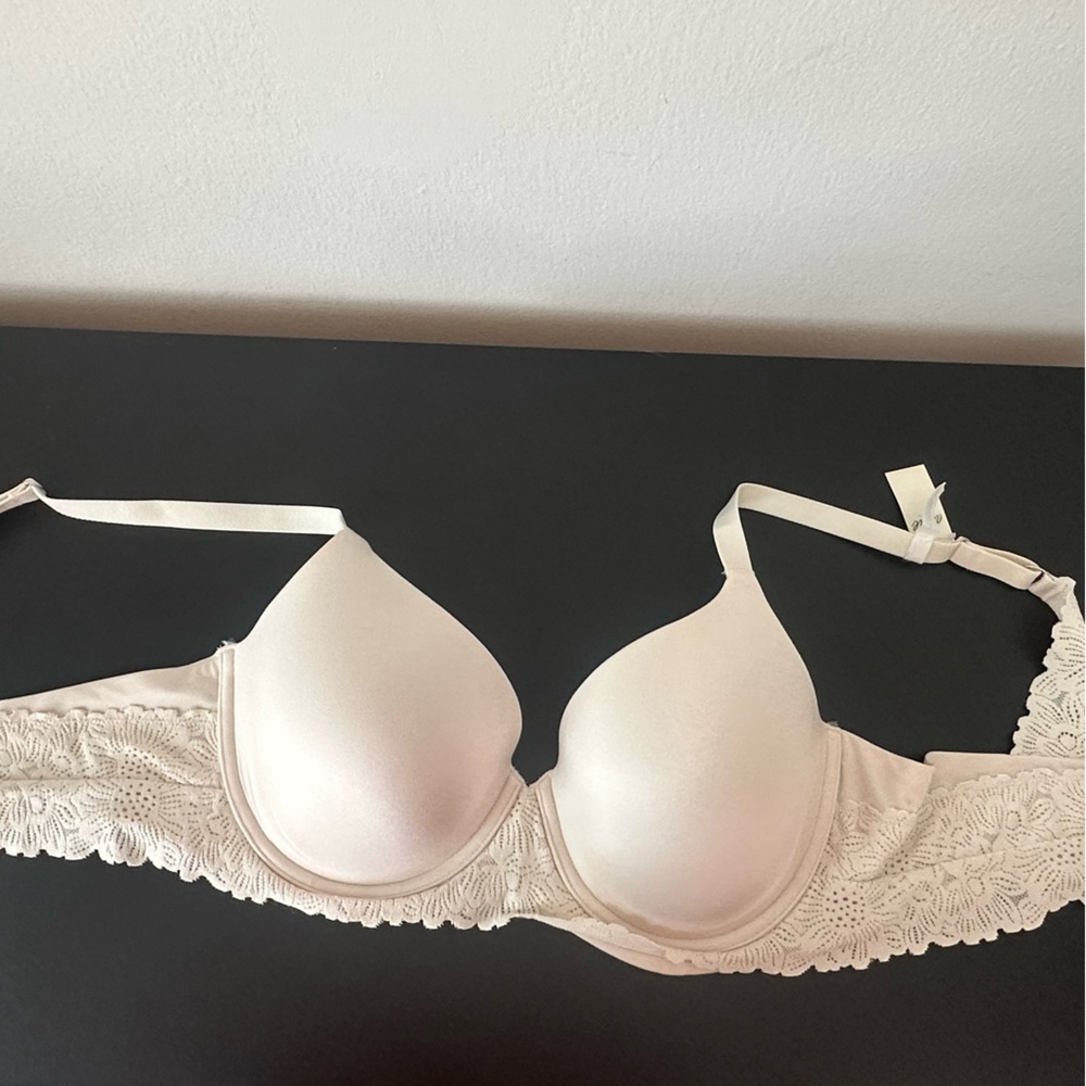 Aerie Cream Lace Bra